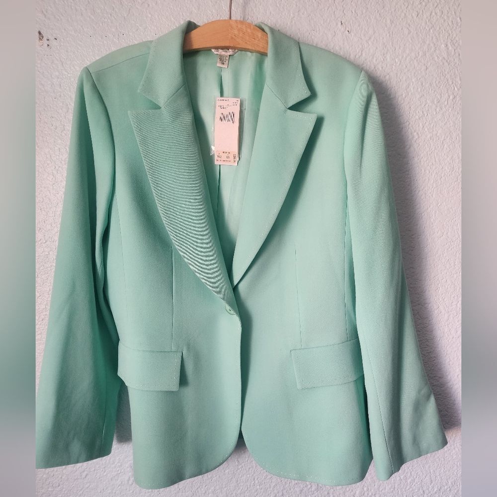Austin Reed Wool Mint Green Blazer New With Tags - Picture 2 of 15